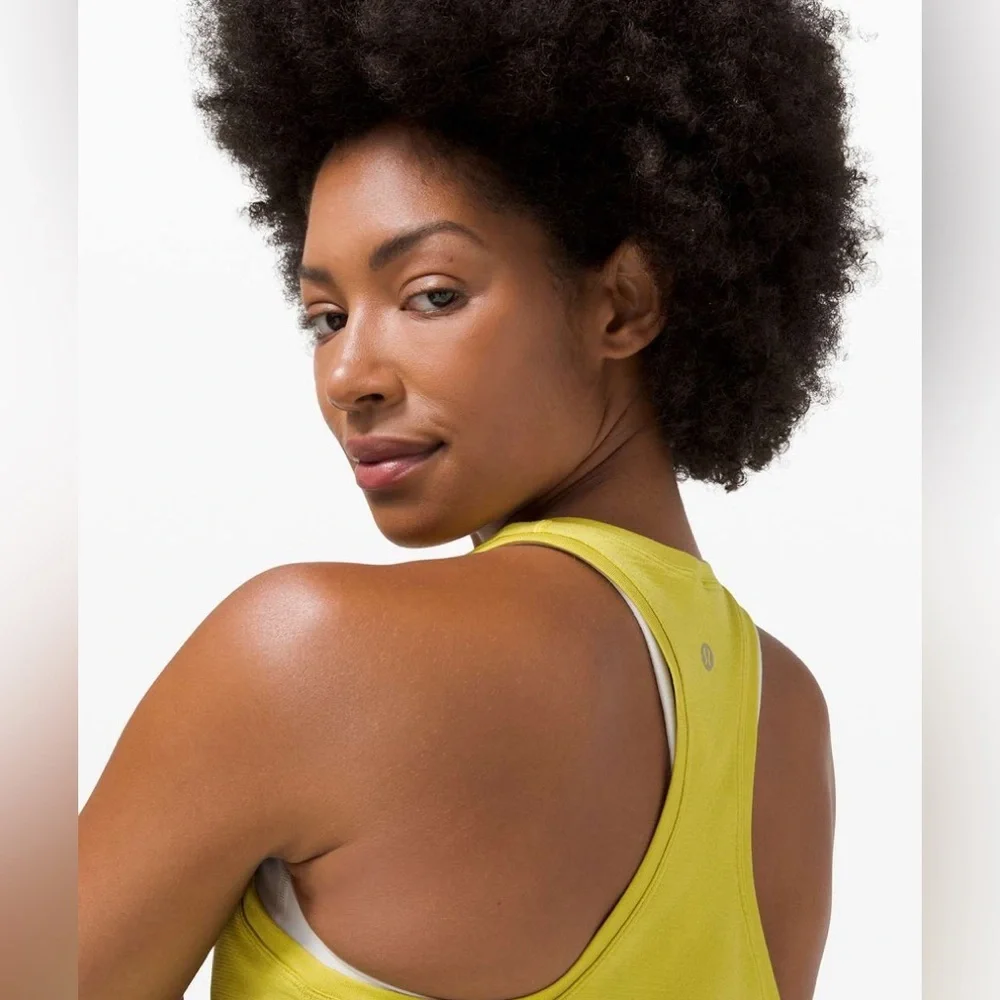 Lululemon Swiftly Tech Racerback 2.0 Yellow Pear
